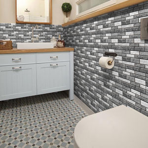 بلاط جداري لاصق ذاتي من البي في سي بتصميم فني مخصص، حديث وصديق للبيئة ومقاوم للماء، ملصقات بلاط قابلة للإزالة واللصق لخلفية المطبخ - Product Image 5