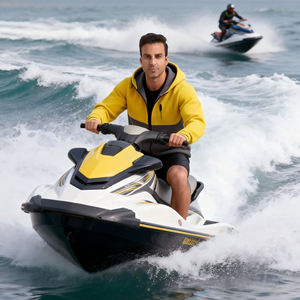 Combinaison <span class=keywords><strong>de</strong></span> plongée en néoprène pour jet <span class=keywords><strong>ski</strong></span>, coupe-vent, à capuche, surdimensionnée, pour l'eau froide - Product Image 4