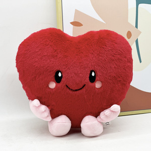 Te Amo, Peluche en Forma <span class=keywords><strong>de</strong></span> Corazón, Almohada <span class=keywords><strong>de</strong></span> Peluche, Corazón Rojo Rosa, Muñeco <span class=keywords><strong>de</strong></span> Peluche, Regalo Suave para el Día <span class=keywords><strong>de</strong></span> San Valentín para <span class=keywords><strong>Enamorados</strong></span> - Product Image 2