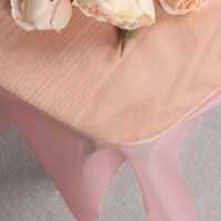 Tissu en maille de dentelle 100 % polyester ultra-fin 20D rose respirant 20 g/m² pour entoilage ou emballage floral, tissu en tulle doux comme de la soie