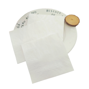 Servilletas de Papel de Pulpa de Madera Virgen Suave de 23*23 cm, 3 Capas, 9*9 Pulgadas, Personalizables con Logotipo Impreso, Servilletas Premium para Cócteles, Plegado en 1/4 - Product Image 6