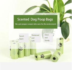 Poop Túi cuộn, leakproof mạnh mẽ & mạnh mẽ chất thải túi cho Doggie mèo Pet - Product Image 1