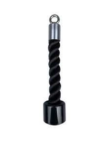 Corde de Trice d'entraînement en nylon dans la fixation du câble d'entraînement Poignées en caoutchouc pour accessoires d'équipement de poignée de gymnastique - Product Image 4