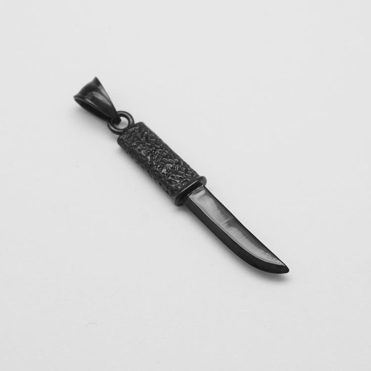 Black Single Pendant