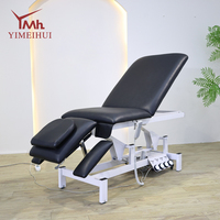 Table de massage électrique à commande au pied, multi-usages, pour clinique, examen, soins du visage et esthétique