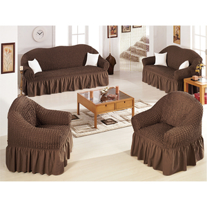 Vente chaude Élastique Stretch 7 Places <span class=keywords><strong>Bulle</strong></span> Housse de Canapé avec Jupe 321 Set 3211 Set - Product Image 4