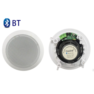 Haut-parleur de plafond sans fil CaiDS 6,5 pouces avec télécommande et contrô<span class=keywords><strong>le</strong></span> par application en mode double 5.0 pour musique d'ambiance à domicile/hôtel - Product Image 1