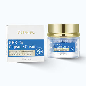 Crème visage végane Greenlem GHK-Cu avec niacinamide et vitamine C pour lutter contre le vieillissement et éclaircir la peau, marque privée - Product Image 4