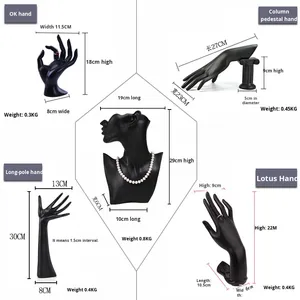 Подставка для ювелирных изделий из смолы: для колье, браслетов, серег, колец, украшений, демонстрационная, настольная, для хранения - Product Image 3