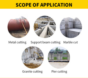 Xách tay Crawler loại CNC dây đã thấy máy nam châm động cơ bê tông dây đã thấy máy kim cương Wire Rope Saw máy cho khai thác đá - Product Image 6