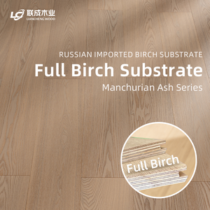 Suelo Compuesto de Tres Capas Puro al por Mayor, 15 mm, Caoba, Sistema de Clic, Grado ENF, Suelo de Roble Ecológico de Lujo para Dormitorio Moderno - Product Image 6