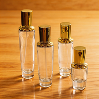 Crème cosmétique de luxe pour le soin de la peau avec logo personnalisé, 30, 40, 50, 100 ml, sérum à l'huile essentielle, lotion, flacon en verre avec pompe