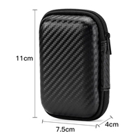 Portable personnalisé Eva coque dure mallette à outils avec fermeture à glissière usine câbles de charge organisateur pochette de rangement pour les voyages à domicile