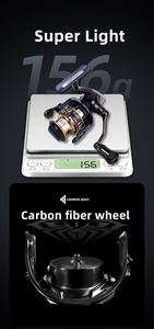 Carrete de Pesca HISTAR Extreme Spinning para Mano Izquierda, Aleación de Aluminio Ligero, Bobina Metálica, para Líneas Finas y Micro-Objetos - Product Image 3