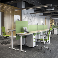 Tables de bureau ergonomiques à double moteur, réglables en hauteur, pour le travail assis-debout, idéales pour le bureau et l'ordinateur à domicile (vente en gros)