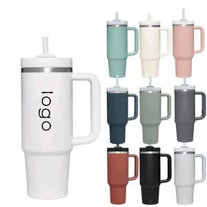 Custom Double Wall Insulated 40oz Tumbler H2.0 Flowstate Outdoor Portable Metal Coffee Mug <b>Cup</b> - Product Image 1
