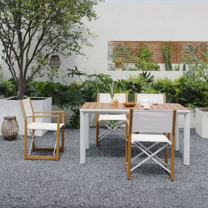 NUEVO Juego de Muebles de Comedor para Patio de 7 Piezas, Juego de Comedor para Exteriores con 1 Mesa y 6 Sillas, Juego de Comedor para Jardín, Piscina, Cafetería - Product Image 2