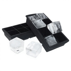 Machine à glace manuelle CH12 en silicone souple et écologique, capacité 400 ml, sans alimentation électrique, lavage à la main uniquement, blanc et marron - Product Image 2