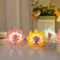 Nouvelle décoration créative LED renard à neuf queues en résine, à brancher, pour salon, chambre, bureau, cadeau de festival pour filles