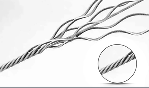 Cable de Acero Galvanizado por Inmersión en Caliente ASTM de Alto Contenido de Carbono (Suave) de 0.35-1.0 mm para Construcción con Servicios de Corte y Doblado - Product Image 3