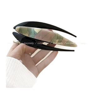 Pince à cheveux en acétate faite à la main, <span class=keywords><strong>super</strong></span> pratique, simple, pour femme, avec fixation queue de pie, grande taille, très tendance - Product Image 5