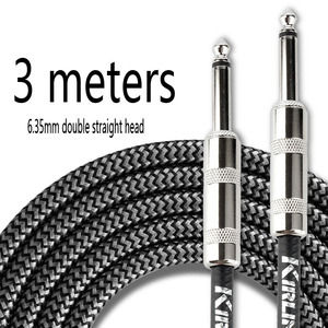 Enchufe de micrófono de <span class=keywords><strong>audio</strong></span> americano, micrófono, 2 núcleos grande de <span class=keywords><strong>cable</strong></span> de guitarra, enchufe de <span class=keywords><strong>audio</strong></span>, guitarra eléctrica - Product Image 6