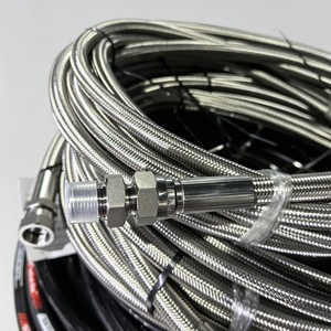 Tuyau haute pression en caoutchouc nitrile, résistant à l'usure, ignifuge, spécial pour les usines et les mines - Product Image 2