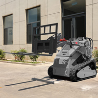 Loader Mini Skid Steer Diesel Mesin Honda Bersertifikasi EPA, Daya Gali Tinggi, Harga Pabrik, Loader Track Kecil, Bersertifikasi CE Eropa & AS