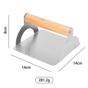 Presse manuelle en acier inoxydable <span class=keywords><strong>pour</strong></span> cuisine, <span class=keywords><strong>pour</strong></span> <span class=keywords><strong>steak</strong></span>, côtelette de porc, burger et gâteau, usage domestique, modèle transfrontalier - Product Image 4