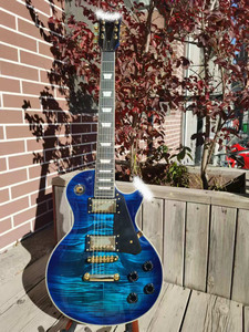 <span class=keywords><strong>Guitarras</strong></span> Eléctricas con Mástil de Arce al por Mayor Instrumentos Musicales de Alta Calidad <span class=keywords><strong>para</strong></span> <span class=keywords><strong>Principiantes</strong></span> y Profesionales Color Azul - Product Image 5