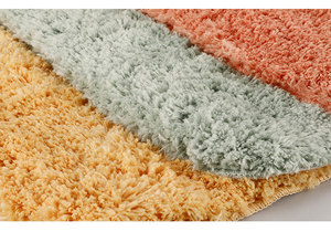 Tapis <span class=keywords><strong>de</strong></span> salle <span class=keywords><strong>de</strong></span> bain luxueux, doux, tufté, lavable, absorbant l'<span class=keywords><strong>eau</strong></span>, antidérapant, en polyester, pour personnes âgées, maison, hôtel - Product Image 3