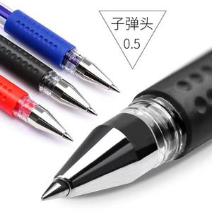 Stylo gel standard européen 0,5 mm avec grip TPR, corps transparent, pointe bille, pour bureau et école - Product Image 5