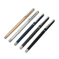 Pulpen Gel Logam Logo Kustom 0.5mm - Hadiah Kantor & Perusahaan - Margin Keuntungan Tinggi untuk Pengecer