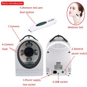 เครื่องวิเคราะห์ผิวหน้า Visia ระดับมืออาชีพ พร้อมระบบวิเคราะห์ความชุ่มชื้นผิวหน้าแบบ 3 มิติ แบบพกพา พร้อมกระจกวิเศษสำหรับผิวหนัง - Product Image 5