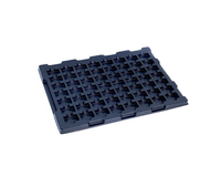 Plateau de puce ESD en plastique personnalisable de haute qualité