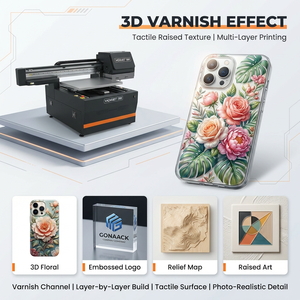 Impresora UV Plana 6090 para Madera I3200 A1, con Relieve 3D, Barniz, LED UV, CMYK, Blanco, para Muebles, Arte y Decoración - Product Image 3