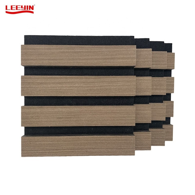 European Style Acoustic Timber Panels Solid Wood Wainscot Wooden Wall Decor for Bedroom Flat Wood Decoration Wall Panels Graphic