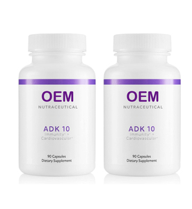 Muestra gratis OEM ADK <span class=keywords><strong>10</strong></span> suplemento vitamínico vitamina A D K2 apoyo Inmunidad Salud cardiovascular 90 cápsulas