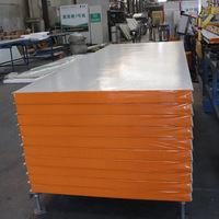 Panel Sandwich Logam Terisolasi Tipe Tongue&Groove Tahan Api Tahan Air Pemasangan Cepat Atap Dinding Prefabrikasi