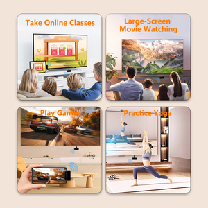 Không dây Android TV <span class=keywords><strong>Dongle</strong></span> thông minh 4K wifi hiển thị Adapter hỗ trợ <span class=keywords><strong>Miracast</strong></span> AirPlay dlna-tốc độ cao màn hình gương video - Product Image 4