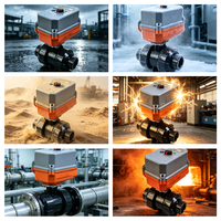 Mini actionneur électrique léger et compact, actionneur motorisé IP67 étanche DC24V DC12V pour l'automatisation industrielle