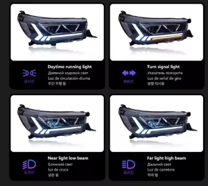 Nouveau système de carrosserie phare avant de voiture phare Auto LED phare pour Toyota Hilux 2015 2016 2017 - Product Image 5