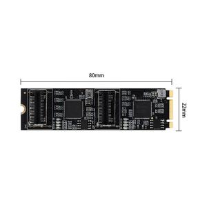 Fabrik-OEM Interne <span class=keywords><strong>M</strong></span>.<span class=keywords><strong>2</strong></span> <span class=keywords><strong>M</strong></span>-Key zu 8 SATA 3.0 Ports 6GB/s Adapterkarte für Desktop-PC / NAS B-Key <span class=keywords><strong>M</strong></span>-Key NGFF Mit <span class=keywords><strong>2</strong></span> Mini-SAS Inte - Product Image 6