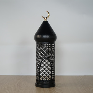 Lanterna Decorativa in Metallo Inciso per Festival Transfrontalieri, Candeliere, Lampada a Vento, Ornamento Regalo per Creare Atmosfera - Product Image 5