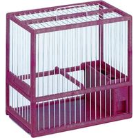 Cage à oiseaux en fil métallique avec plateau amovible, volière d'intérieur pour animaux de compagnie, légère et respirante, en stock