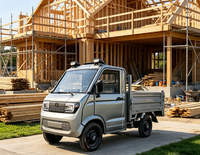 Pick-up et fourgon électrique à 4 roues, nouvelle énergie, moteur haute puissance, autonomie de 100 km, robuste pour le transport agricole