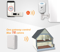 Válvula termostática Digital, válvula de radiador termostático, Trv, Wifi, Kit multizona