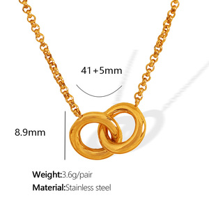 Bracciale con Ciondolo a Fibbia Geometrica Francese, Design Speciale, Versatile, in Acciaio al Titanio, Moda Coreana 2026 - Product Image 6