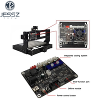 CNC 3018 Pro GRBL contrôle bricolage hors ligne Mini CNC Machine 10 pièces kit de coupe de fraise en bout et 3 axes pcb fraiseuse bois routeur