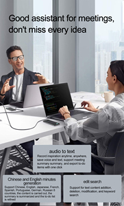 Ai Dịch Thông Minh Kính với máy ảnh enc giảm tiếng ồn chatgpt Thể Thao Thông Minh Đeo tai nghe thông minh kính mát với máy ảnh - Product Image 5